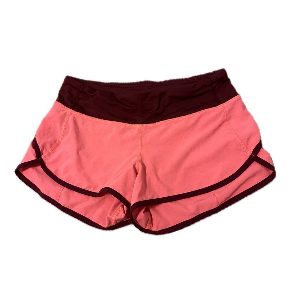 RARE pink lulu shorts. Barley worn. Good condition.